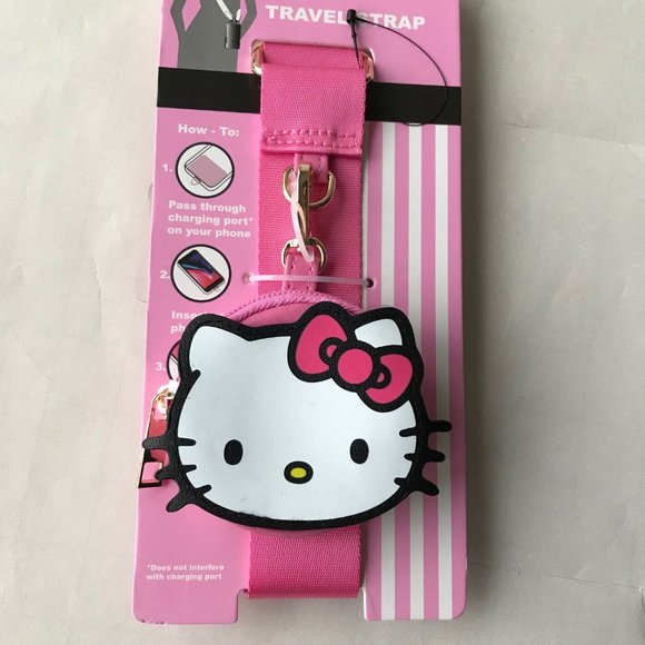 Hello Kitty Travel Strap  Compatible with any mobile device , Coin Purse - Picture 2 of 5